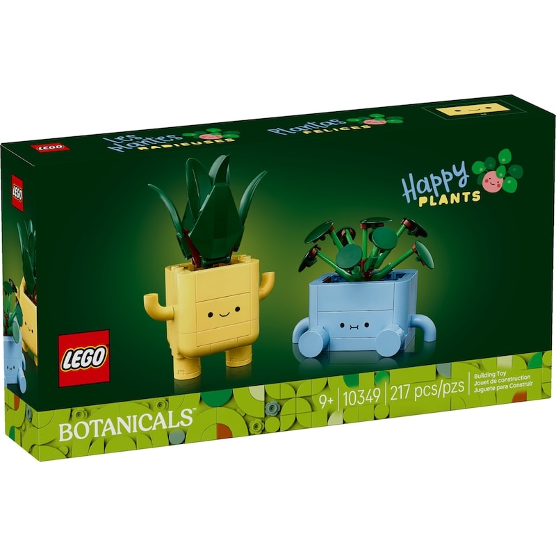 LEGO Botanicals Happy Plants Toy for Kids 9+ 10349 - 1 ea