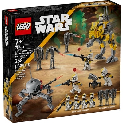 LEGO Star Wars Ensemble de Combat de Soldats Clones du 327e Corps d’Armée Stellaire, Ensemble Cadeau 75431 1 ea, 50,00 $/1ch