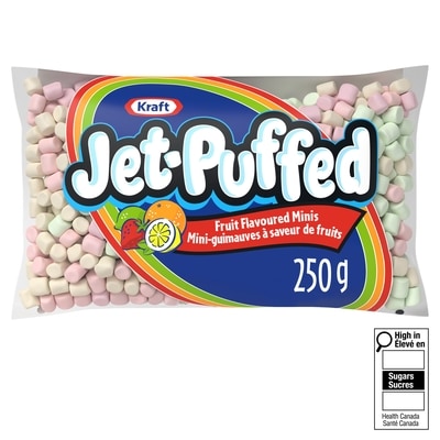 Kraft Guimauves miniatures à saveur de fruits 250 g, 1,12 $/100g