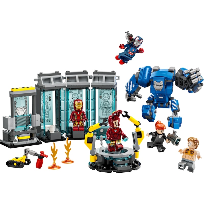 Super Heroes Marvel Iron Man's Laboratory: Hall of Armor 76315