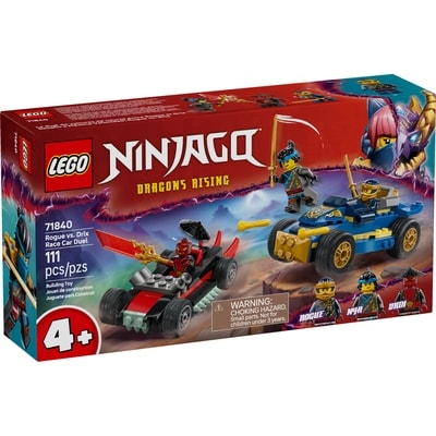 LEGO NINJAGO Le Duel de Voitures de Course entre Rogue et Drix, Ensemble de Jeu de Jouet de Ninjas 71840 1 ea, 25,00 $/1ch