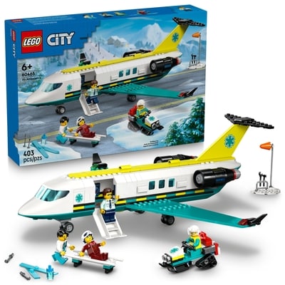 LEGO City Emergency Air Ambulance Airplane Toy 60465 1 ea, $65.00/1ea