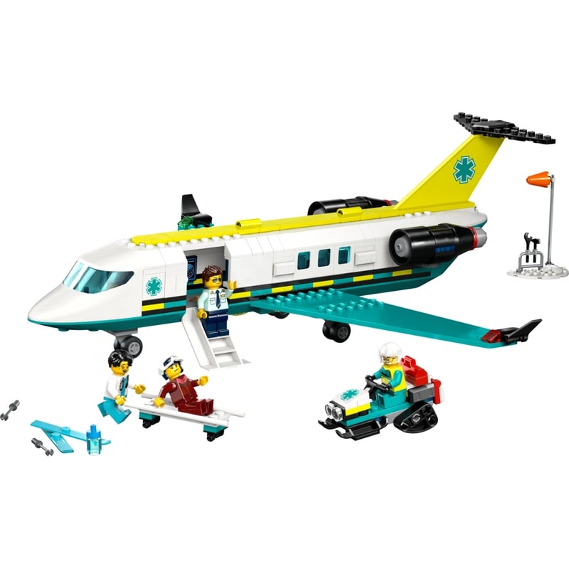 City Emergency Air Ambulance Airplane Toy 60465