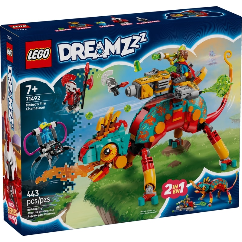 DREAMZzz Mateo’s Fire Chameleon Kids Toy 71492