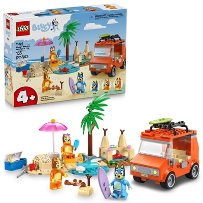 LEGO Bluey: Bluey’s Beach & Family Car Trip 11202 1 ea, $40.00/1ea