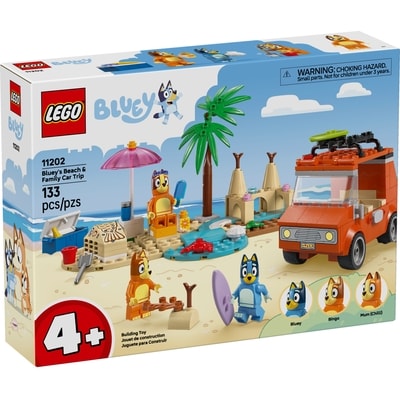 LEGO Bluey : L’Escapade à la Plage de la Famille de Bluey, Ensemble de Construction pour Enfants d’Âge Préscolaire 11202 1 ea, 40,00 $/1ch