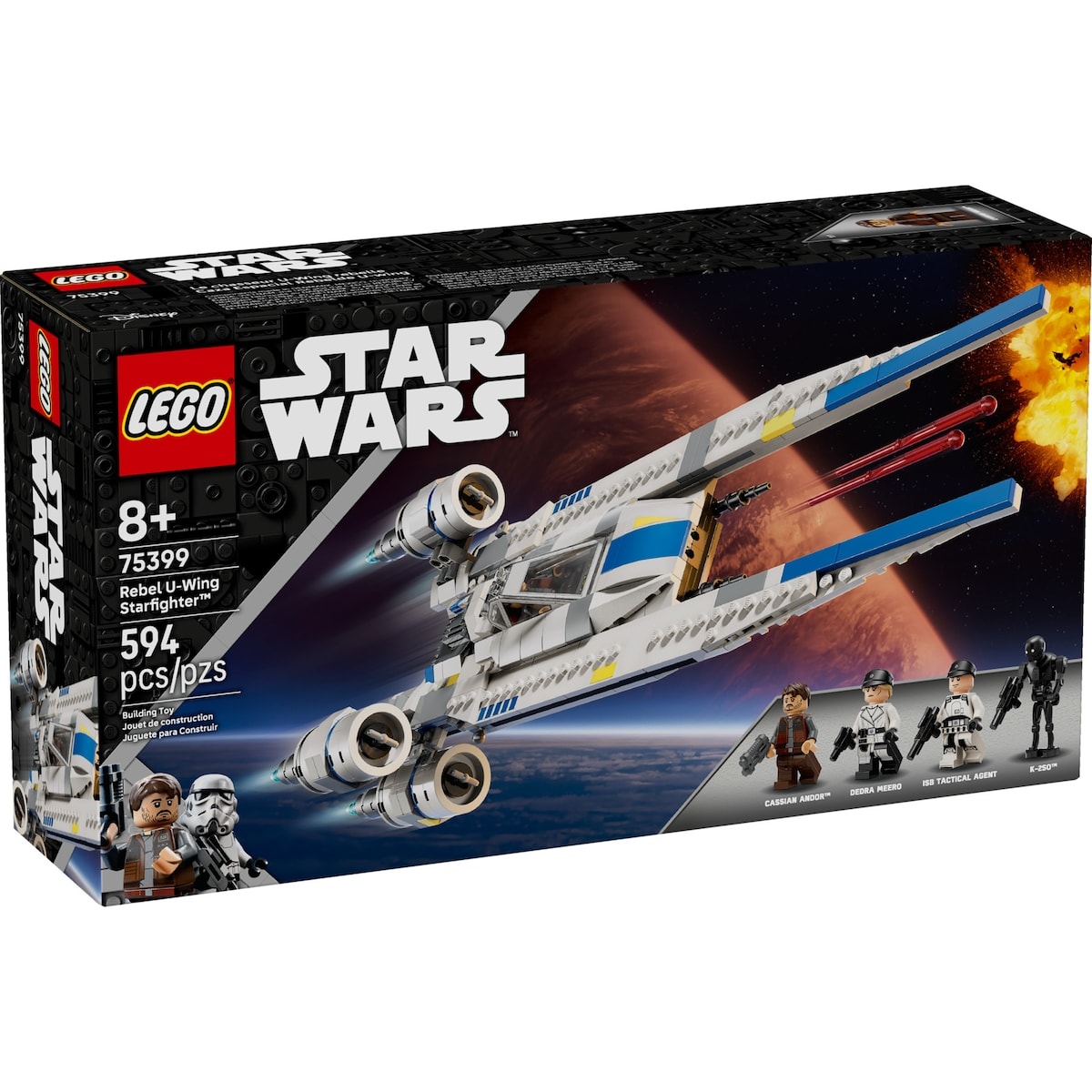 LEGO Star Wars Rebel U-Wing Starfighter Age 8+ 75399 1 ea, $90.00/1ea