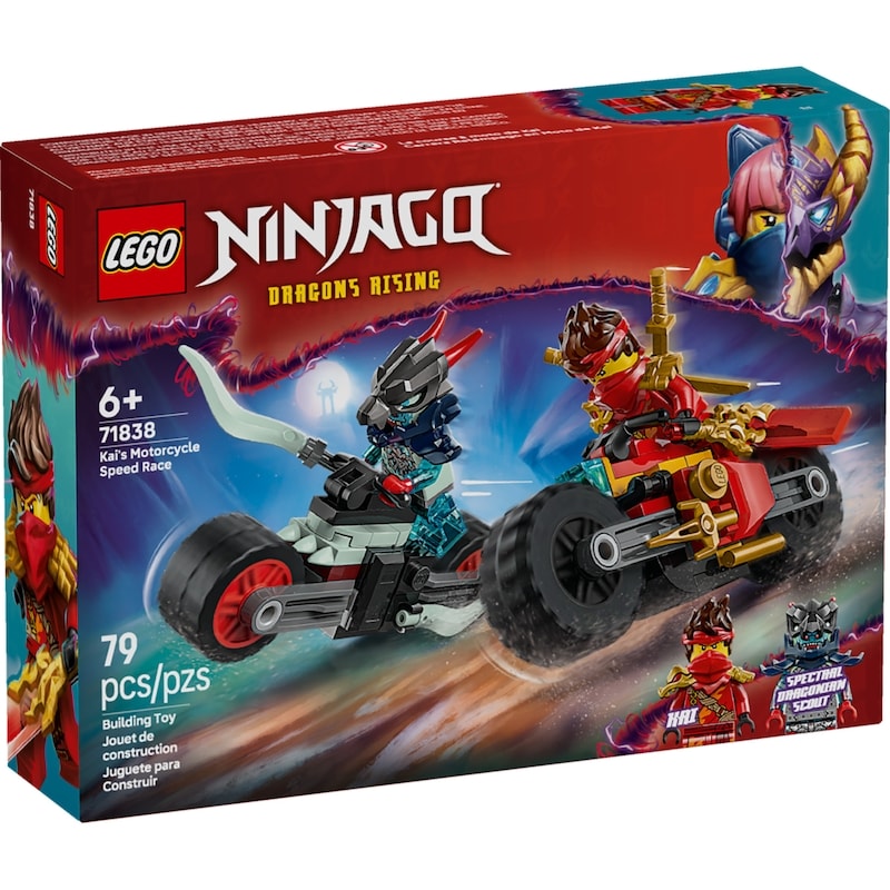 LEGO NINJAGO Kai's Motorcycle Speed Race Kids Toy 71838 - 1 ea
