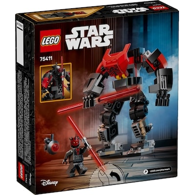Star Wars : La Guerre des clones Robot Darth Maul , Jouet de Construction pour Enfants 75411