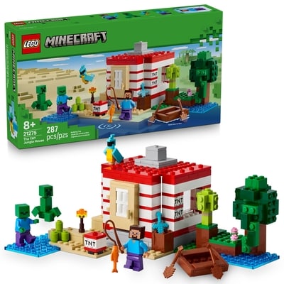 LEGO Minecraft The TNT Jungle House Building Set 21275 1 ea, $40.00/1ea