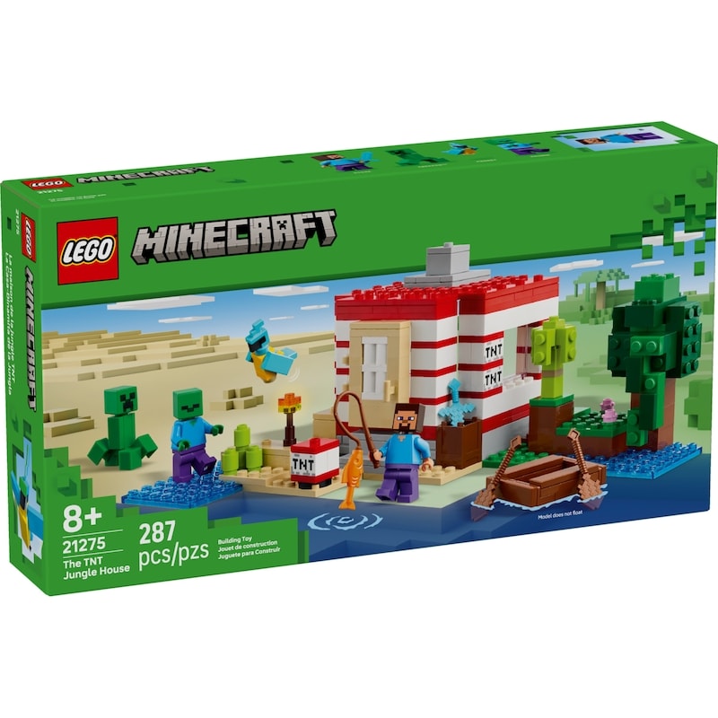 Minecraft The TNT Jungle House Building Set 21275