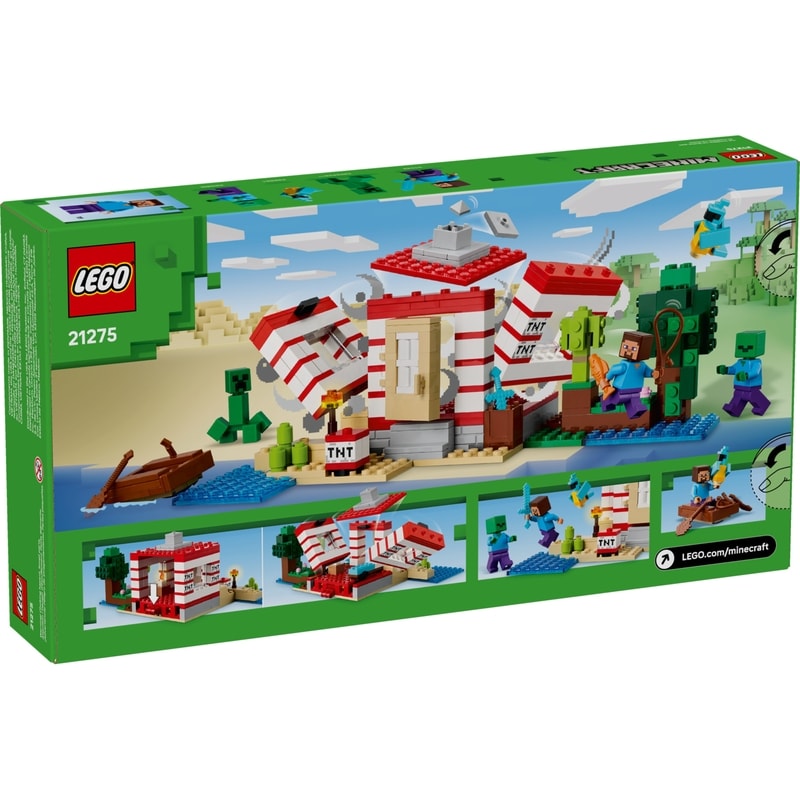 Minecraft The TNT Jungle House Building Set 21275