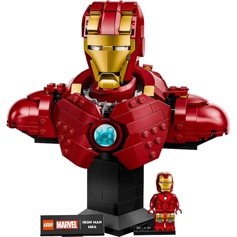 Marvel Iron Man MK4 Bust Building Kit for Adults 76327