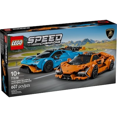 LEGO Speed Champions Lamborghini Revuelto & Huracán STO 77238 1 ea, $55.00/1ea