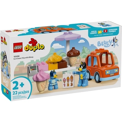 LEGO DUPLO La Visite au Comptoir de Crème Glacée avec Bluey, Jouet pour Tout-Petits 10458 1 ea, 40,00 $/1ch
