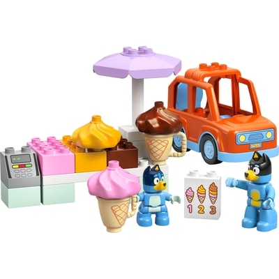 DUPLO La Visite au Comptoir de Crème Glacée avec Bluey, Jouet pour Tout-Petits 10458