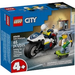 LEGO City La Poursuite en Moto de Police, Jouet, Ensemble de Moto pour les 4 Ans et Plus 60455 1 ea, 13,00 $/1ch