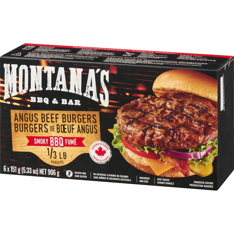 Angus Beef Burgers Smoky Bbq