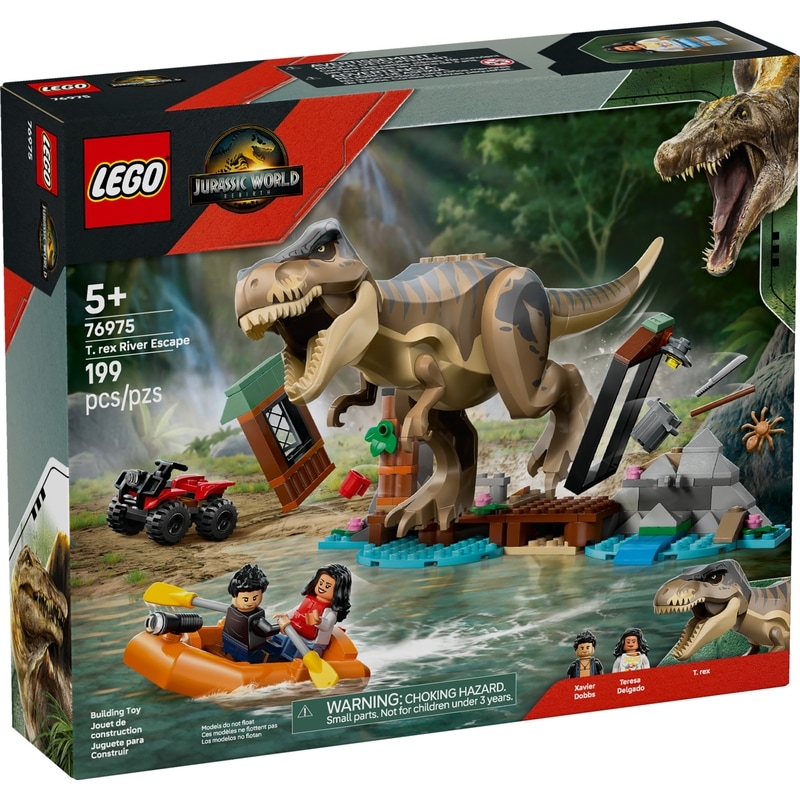 Jurassic World T. rex River Escape 76975