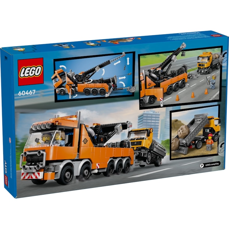 City Heavy-Duty Recovery Tow Truck with Crane 60467