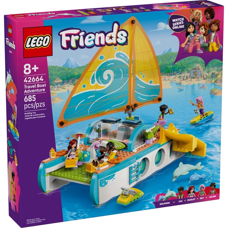 Friends Travel Boat Adventure Building Toy 42664