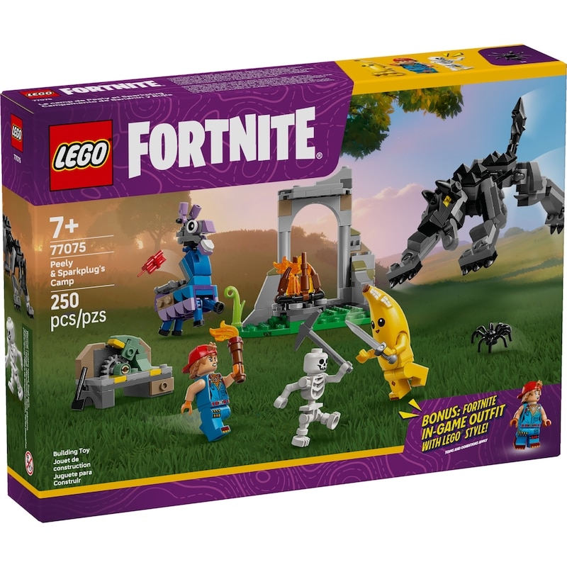 Fortnite Peely & Sparkplug’s Camp Toy 77075