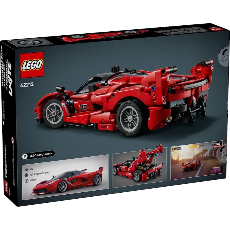 Technic Ferrari FXX K Kids Toy Car 42212