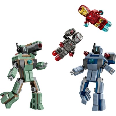 Marvel Iron Man et War Machine contre les Hammer Drones, Jouet de Construction 76320