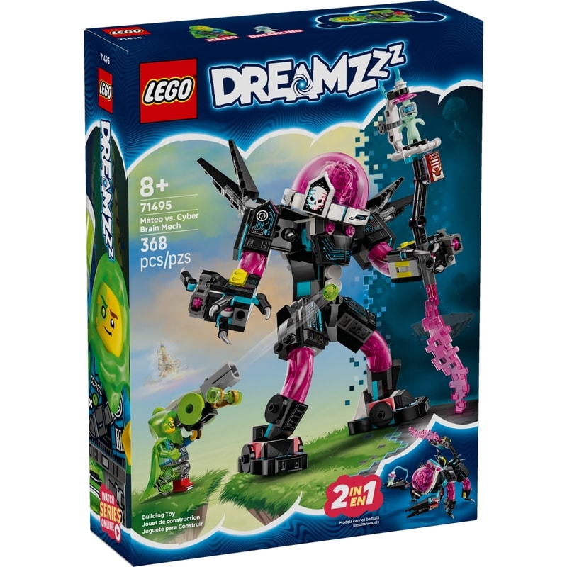 DREAMZzz Mateo vs. Cyber Brain Mech Robot 71495