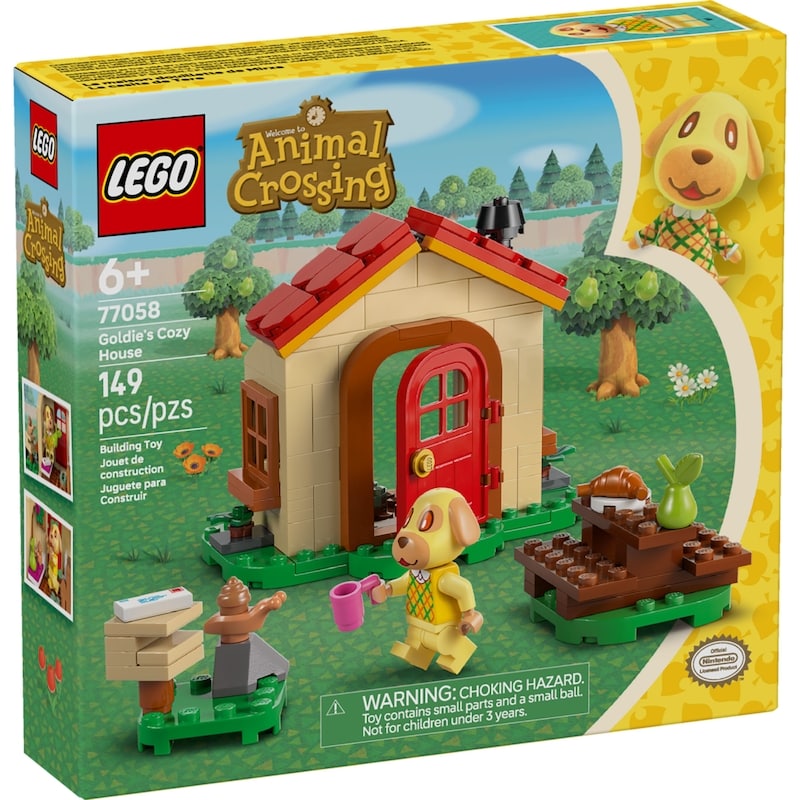 Animal Crossing Goldie’s Cozy House Kids Toy 77058