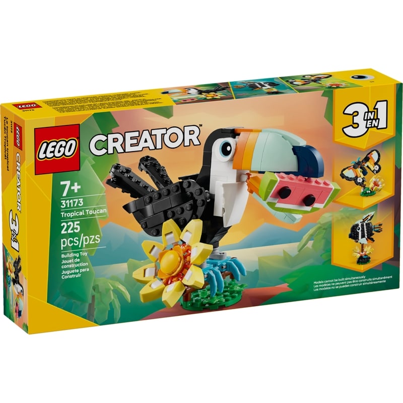 Creator 3 in 1 Wild Animals: Tropical Toucan 31173