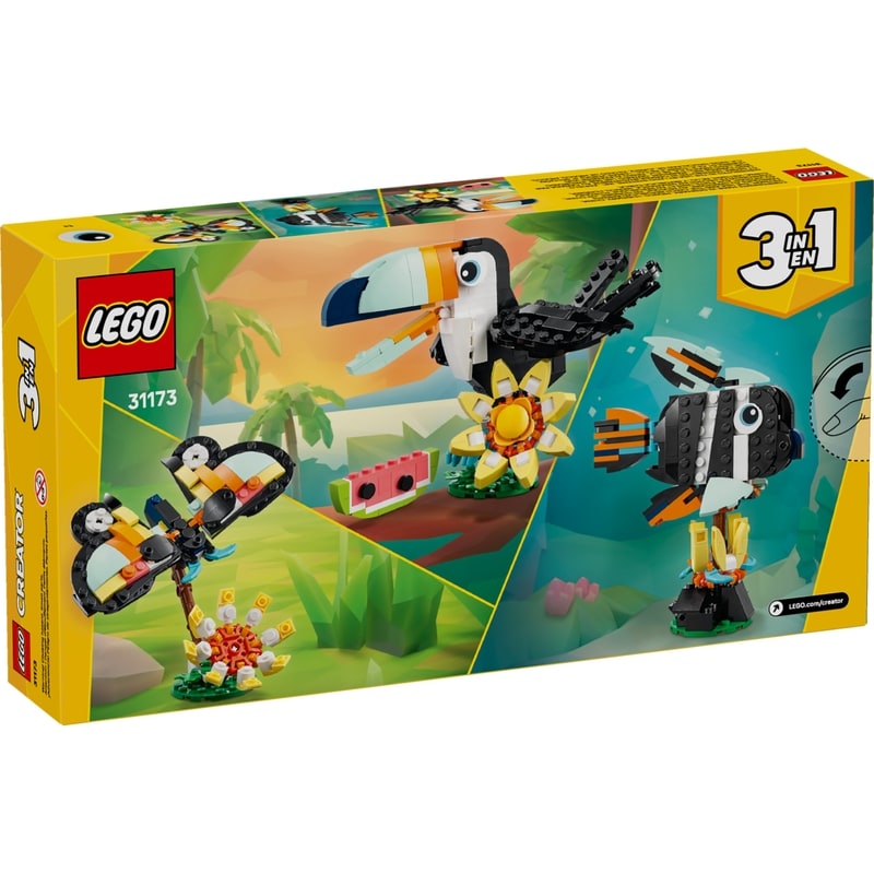 Creator 3 in 1 Wild Animals: Tropical Toucan 31173