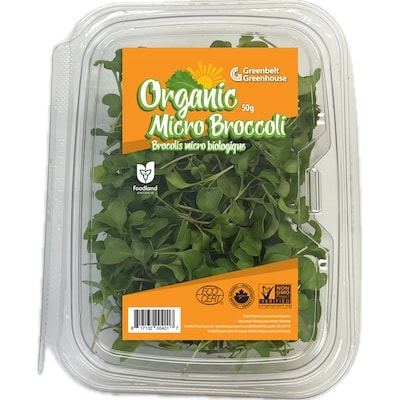 null Greenbelt Greenhouse Organic Micro Broccoli 50 g, $7.98/100g