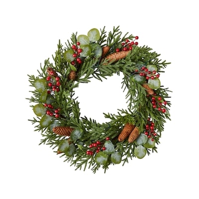 Life at Home Light Up Berries and Pinecone Wreath 1 ea, $39.00/1ea