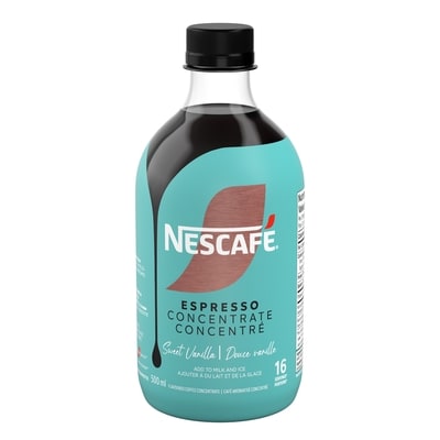 Nestlé Espresso concentré Douce vanille 500 ml, 2,20 $/100ml