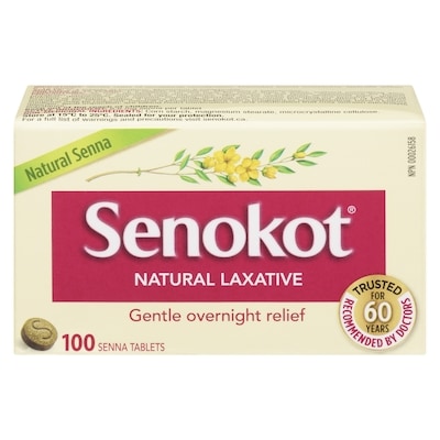 Senokot Natural Laxative 100 ea, $0.17/1ea