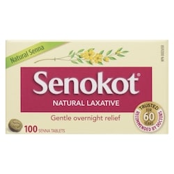Senokot Natural Laxative - 100 ea | Zehrs