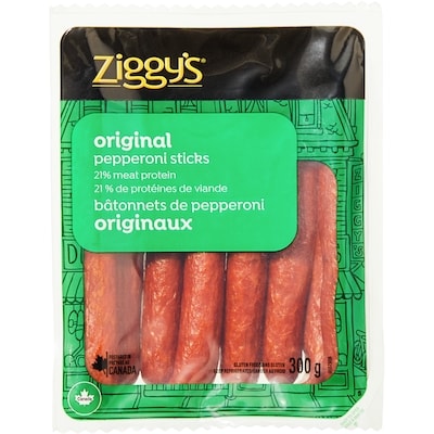 Ziggy’s Bâtonnets de pepperoni originaux 300 g, 2,67 $/100g