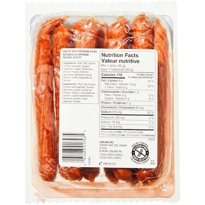 Spicy Pepperoni Sticks