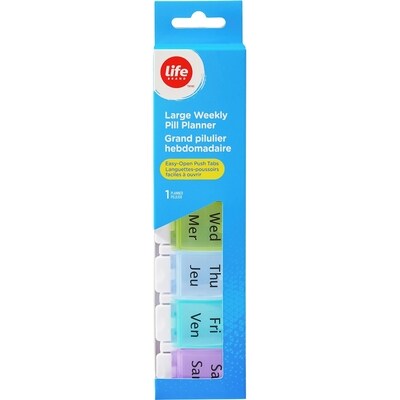 Life Grand pilulier hebdomadaire 1 ea, 12,99 $/1ch