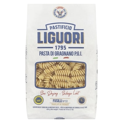 Liguori Durum Wheat Semolina Alimentary Paste Fusilli N°31 454 g, $0.77/100g