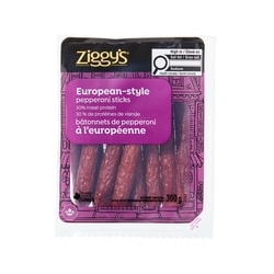 Ziggy's Pepperoni Sticks, European-Style 300 g, $2.67/100g