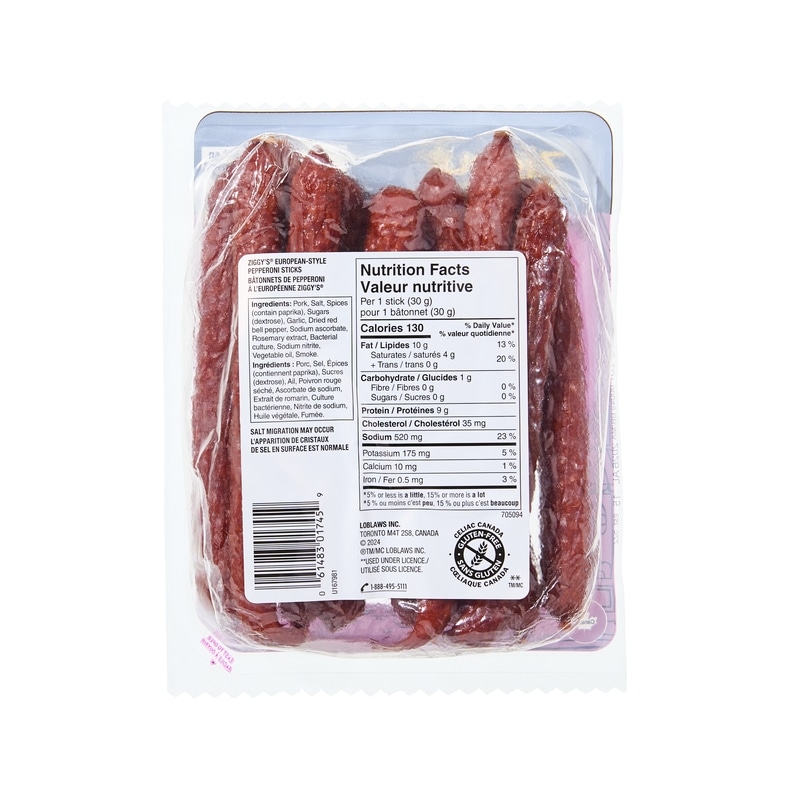 Pepperoni Sticks, European-Style