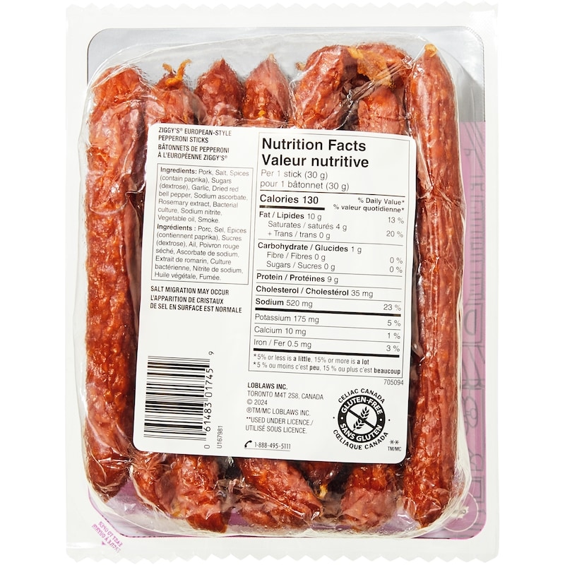 Pepperoni Sticks, European-Style