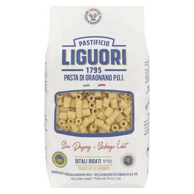 Liguori Durum Wheat Semolina Alimentary Paste Ditali Rigati N°83 454 g, $0.88/100g