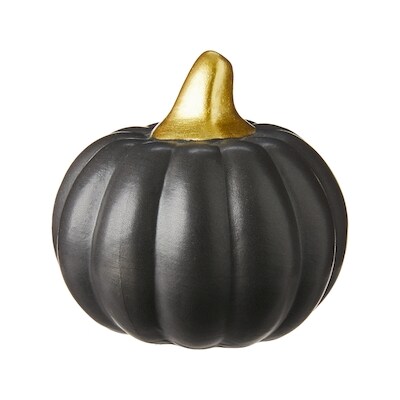 null Décoration de citrouille en céramique – noire 1 ea, 5,00 $/1ch