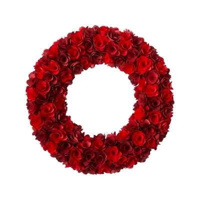 Life at Home Couronne en copeaux de bois rouge 1 ea, 39,00 $/1ch