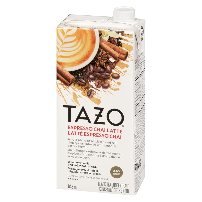 Black Tea Concentrate Espresso Chai Latte