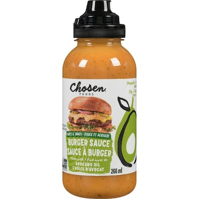 Chosen Foods Burger Sauce 266 ml, $3.76/100ml