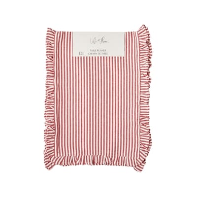 Life at Home Chemin de table rayé tissé 1 ea, 6,00 $/1ch